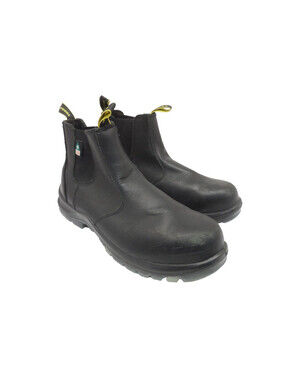 Terra Men's Slip-On Murphy Composite Toe Composite Plate Work Boots Black 11.5M